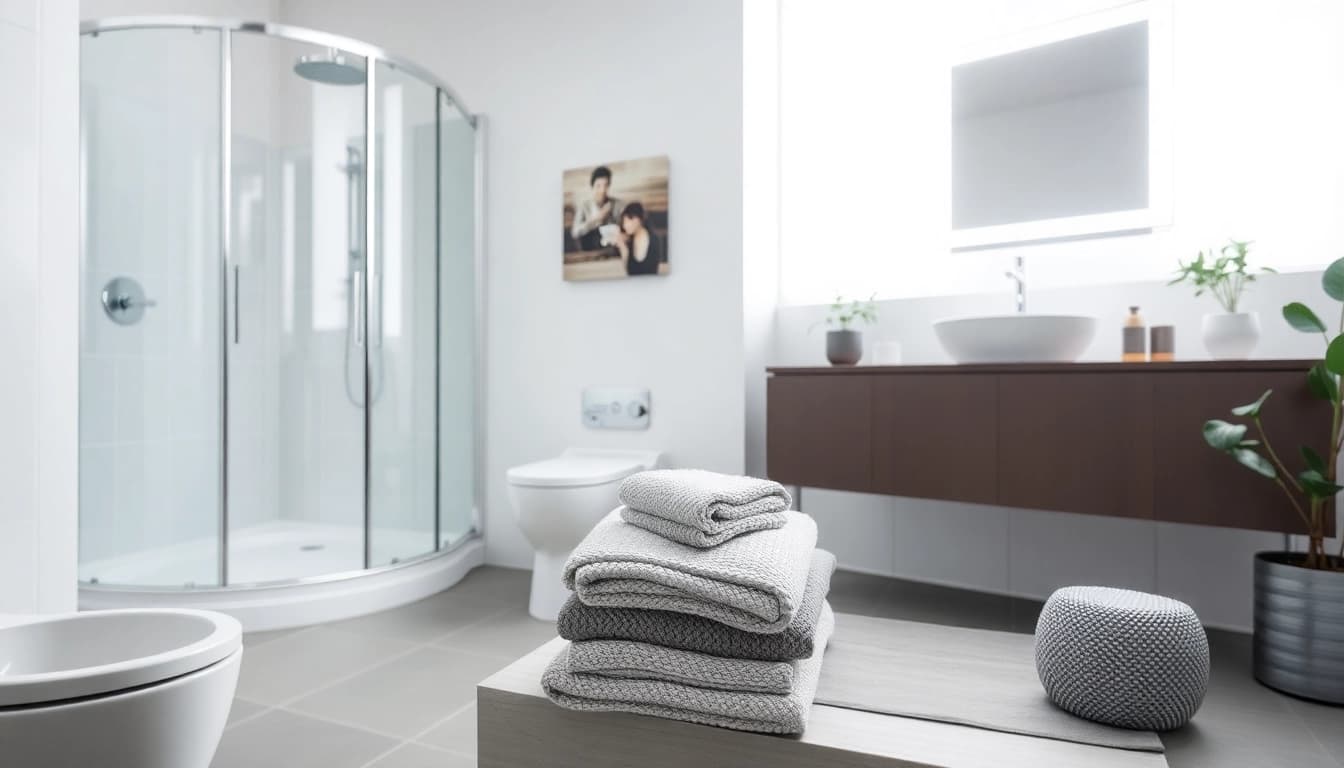 Aménagez votre salle de bain avec les produits sirhona France et son miroir LED élégant.