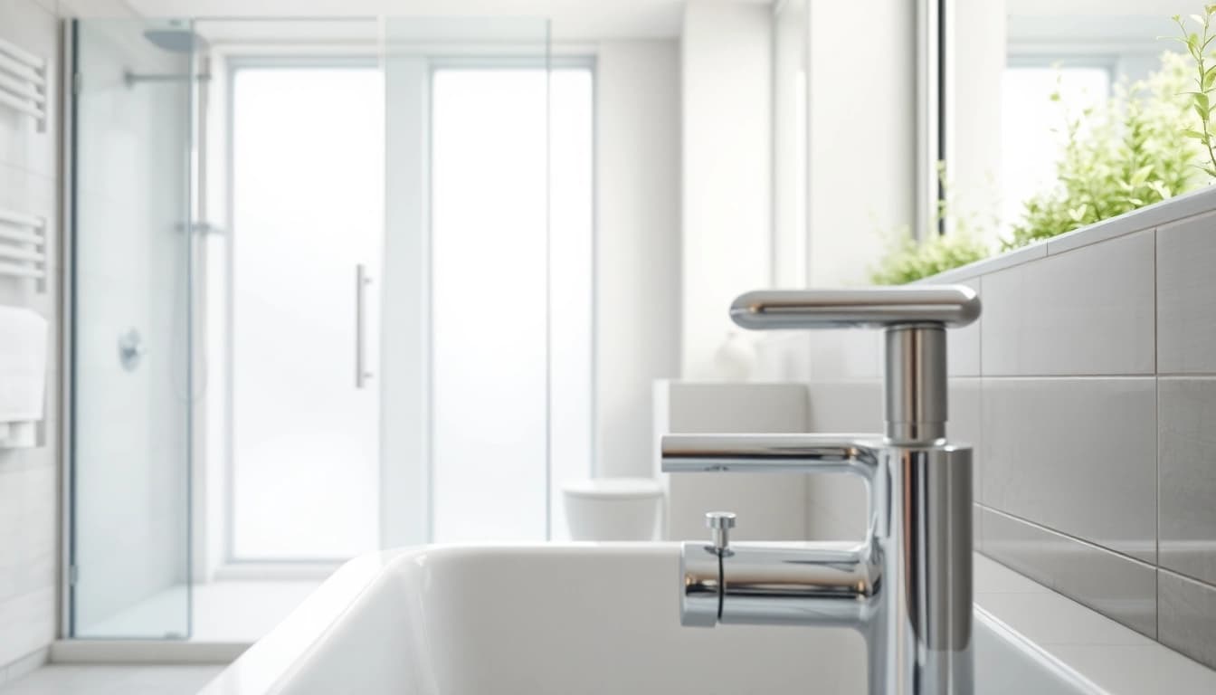 Die sonni Duschkabine in modernem Design mit eleganten Glasflächen.