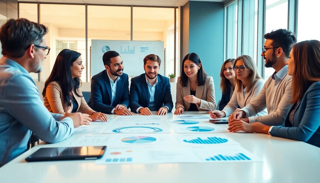 Engaging discussion on Strategy Capture Management in a professional business setting.