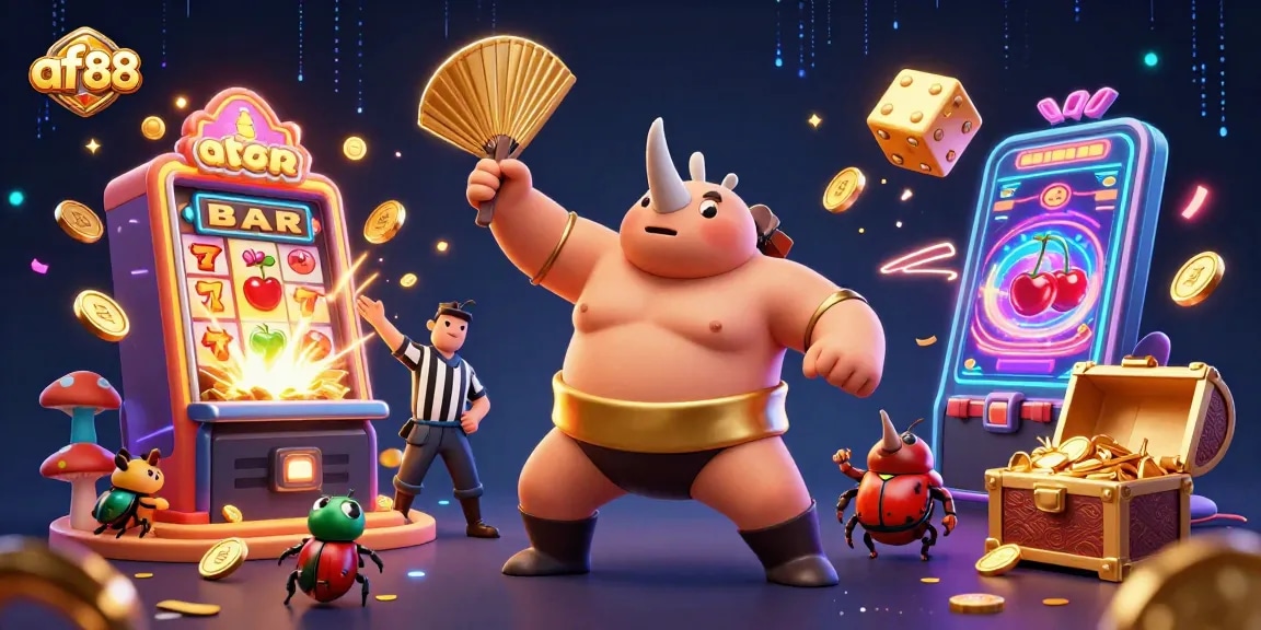 Spin jackpots with af88’s thrilling games featuring golden coins and high-energy characters!