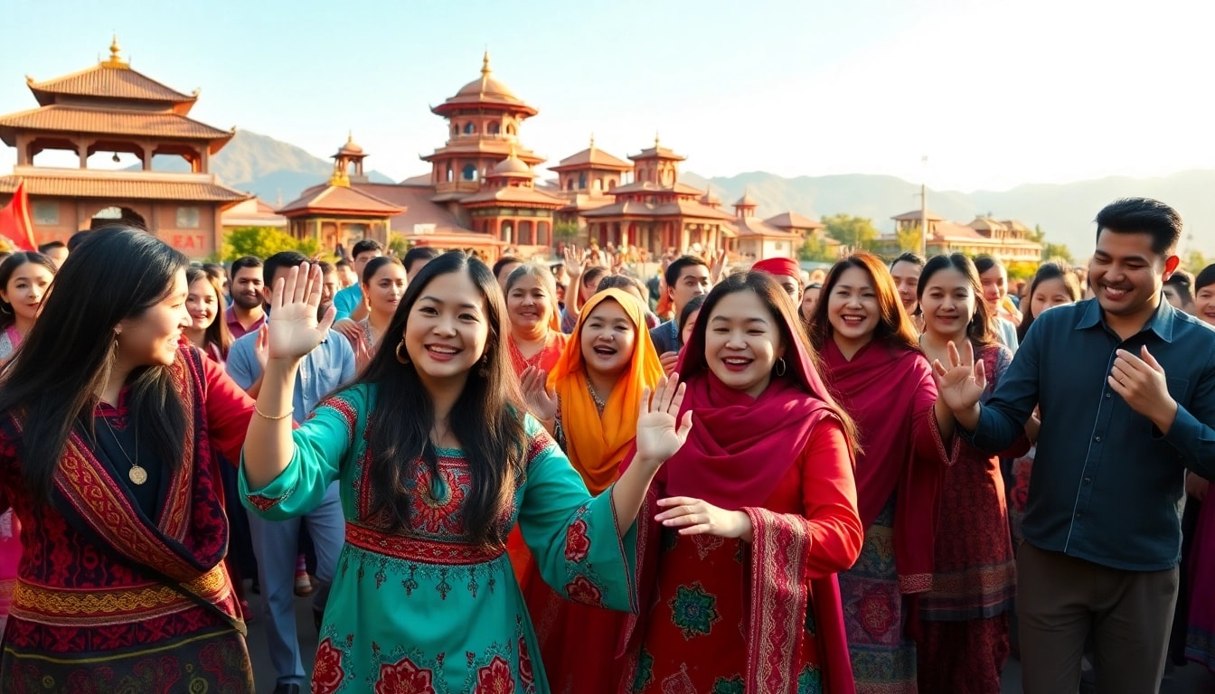 Celebrating Uyghurs Community with vibrant cultural expressions and traditional attire.