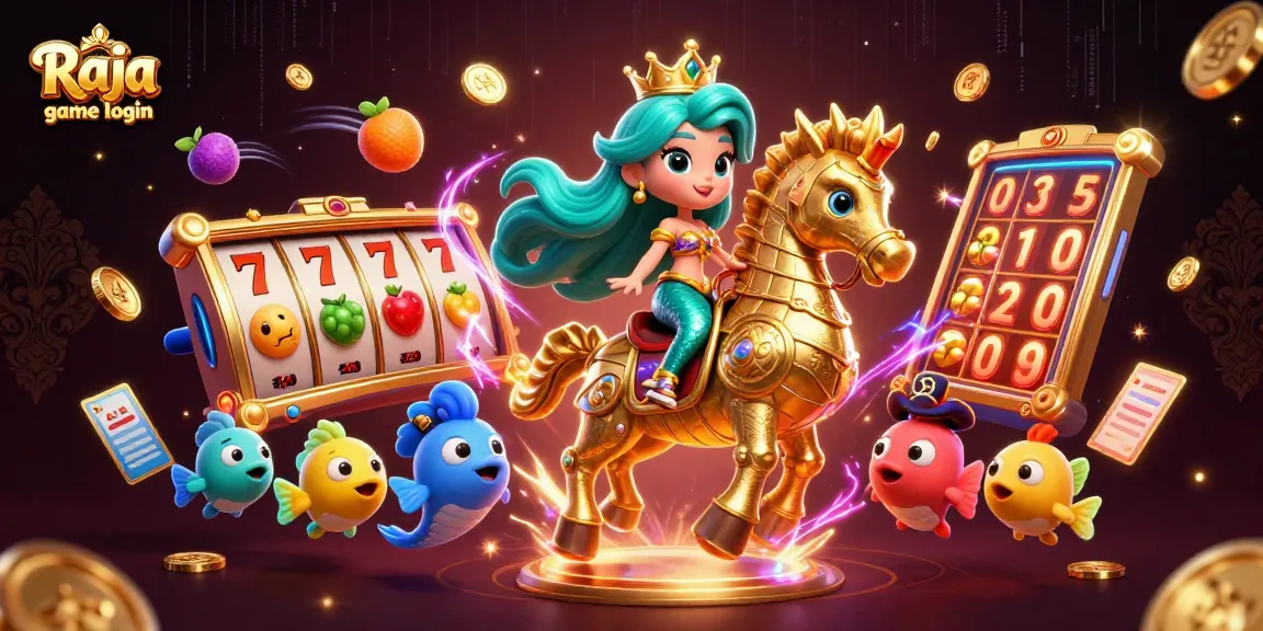 Engage in Raja game login rewards with exciting slot games and vibrant characters!