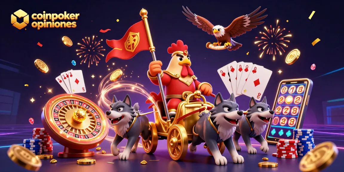 Scopri le opinioni su CoinPoker mentre il gallo guerriero incassa vincite in criptovaluta.