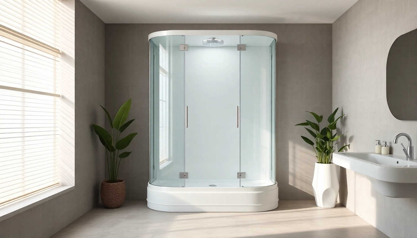Erleben Sie die duschkabine 90x90 komplett in einem modernen Badezimmer-Design mit eleganten Details.