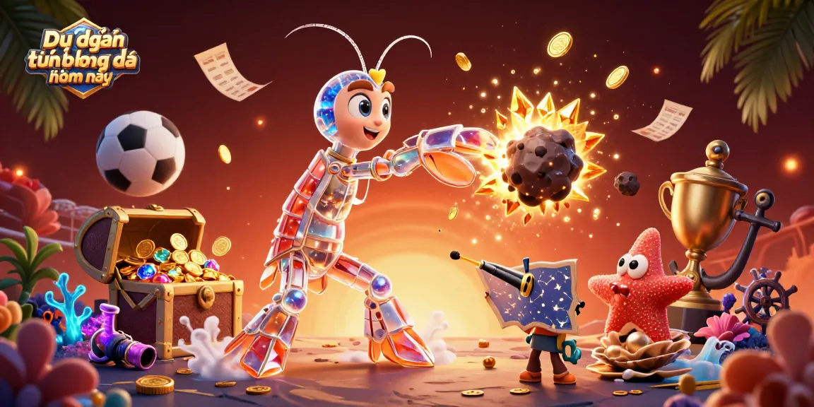 Dự đoán kết quả bóng đá hôm nay showcases sports betting excitement with a vibrant illustration of a galactic samurai.