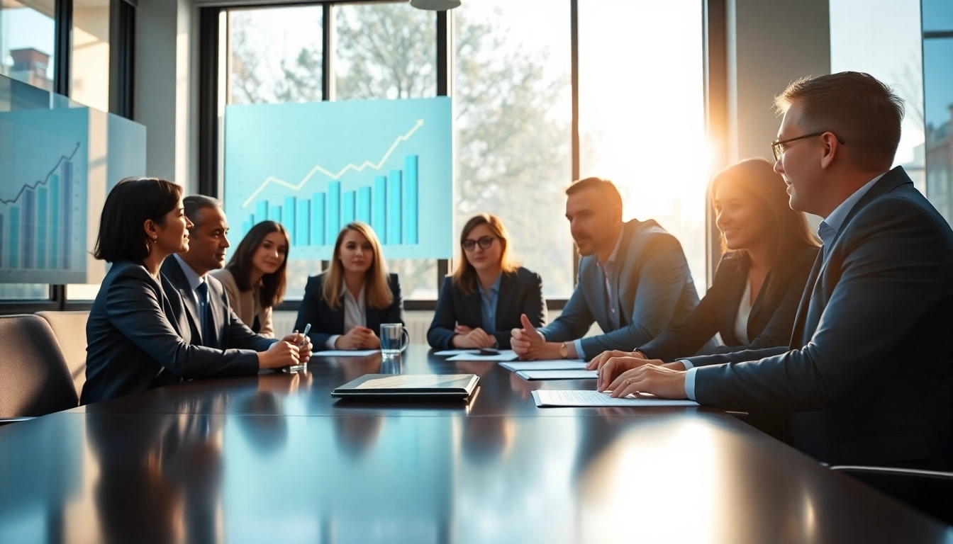 Enhance your understanding of Competitive intelligence with strategic discussions in a modern boardroom.