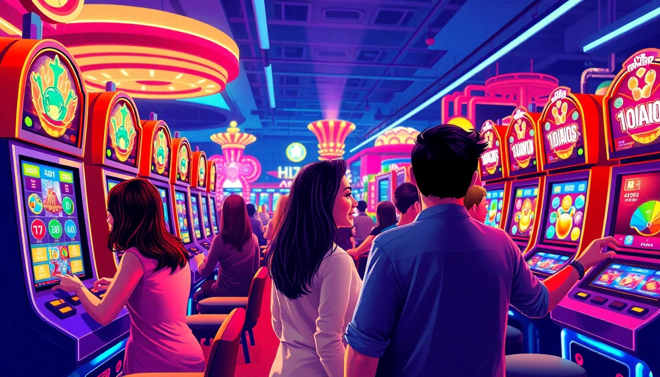 Menangkan hadiah menarik dengan ondel4d slot di mesin permainan yang menarik dan berwarna-warni.