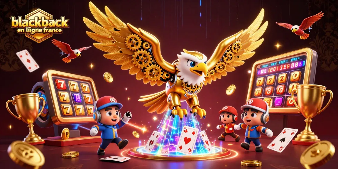 Découvrez le blackjack en ligne France avec une animation captivante et des éléments de jeu dynamique.