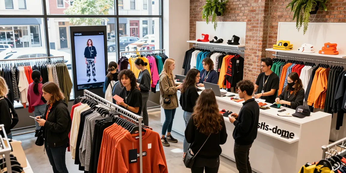 Vibrant shopping experience at shs-dome5.com showcasing trendy shoppers in an urban store