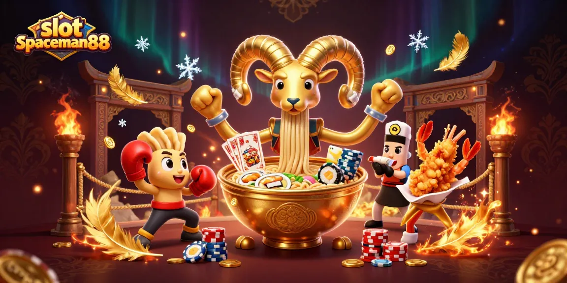 Engage with slot spaceman88 in an exciting 3D casino setting featuring animated characters.