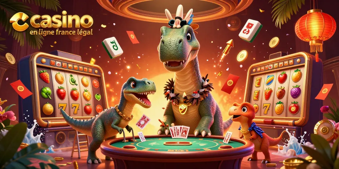 Jouez en toute légalité sur un casino en ligne légal en France avec des emblèmes colorés.