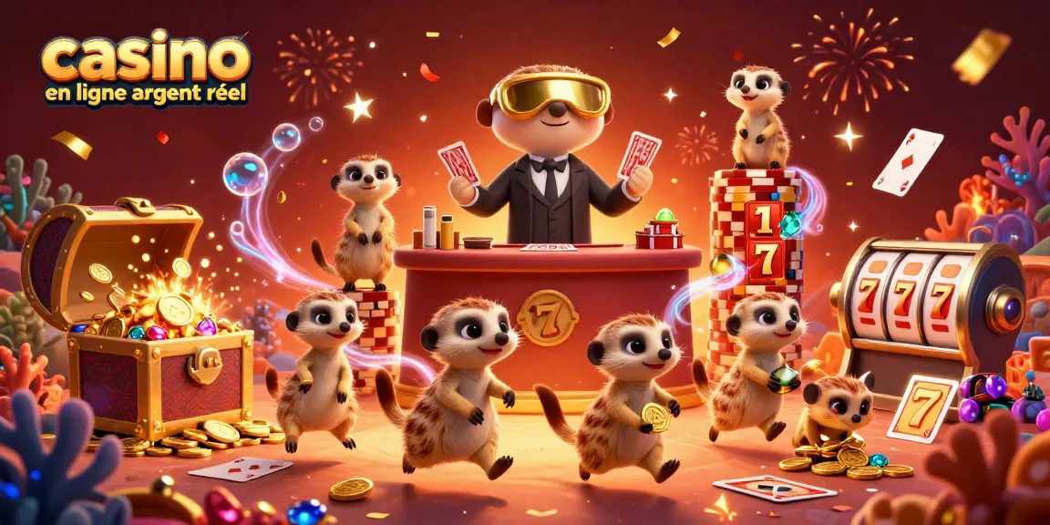 Jouez et gagnez avec le casino en ligne argent réel dans cette scène immersive et animée.