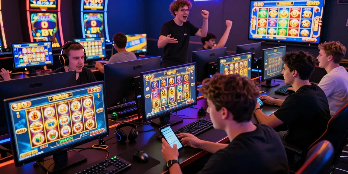 Engaged players experiencing the thrill of slot depo 5000 games during an exciting online gaming session.