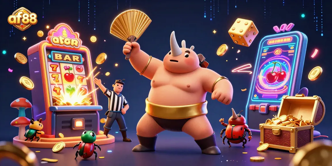 Spin jackpots with af88’s thrilling games featuring golden coins and high-energy characters!