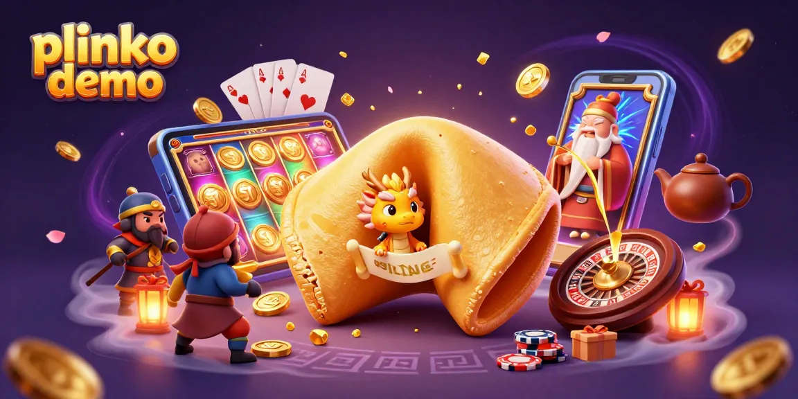 Engage with the thrilling plinko demo experience surrounded by vibrant casino elements.