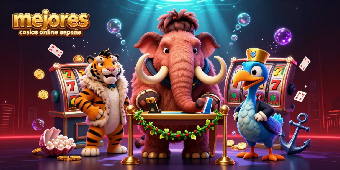 Vive la experiencia de los mejores casinos online España jugando con un bouncer de mamut en una escena vibrante.