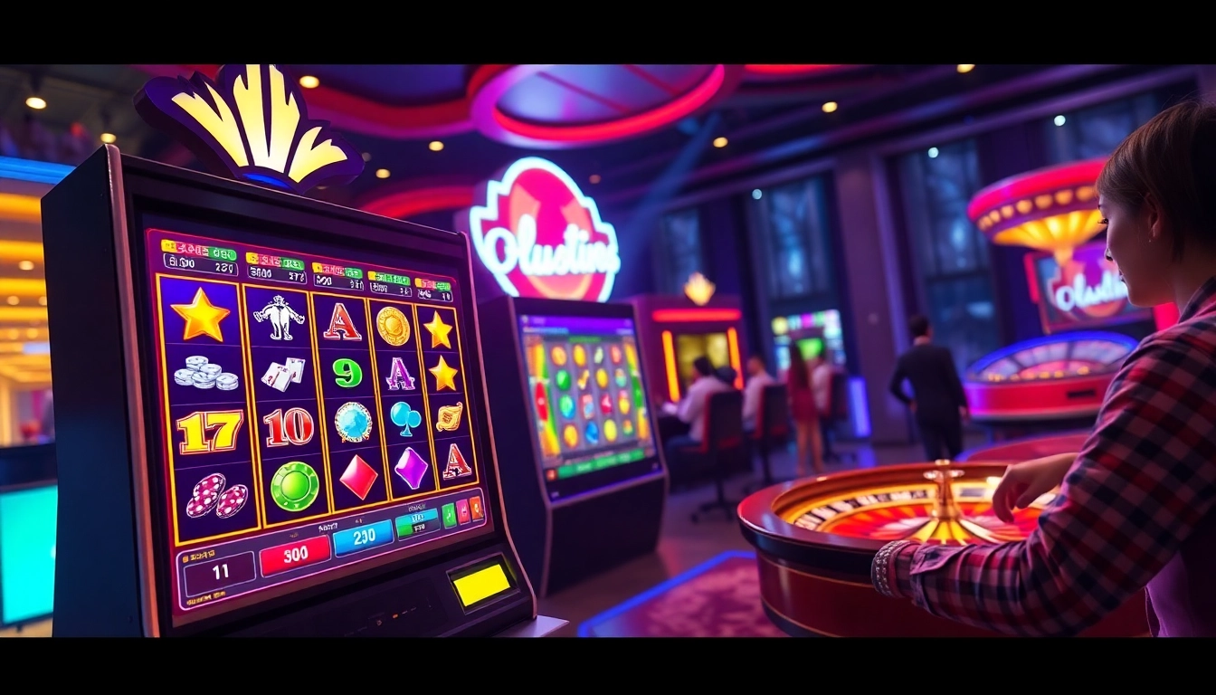 Engaging players in a slot demo scatter hitam game with vibrant reels and casino ambiance.