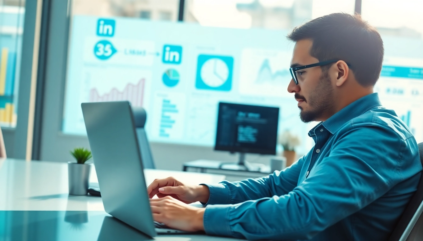 Utilizing linkedin lead scraping software to extract valuable data from LinkedIn profiles.