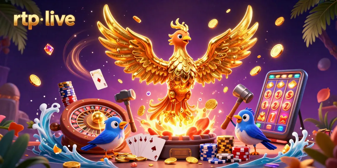 Play and win with rtp live at an exciting casino scene featuring dynamic characters and vibrant elements.