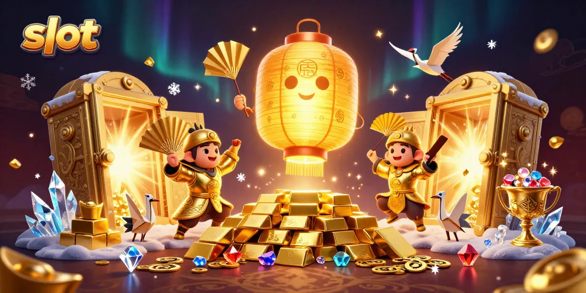 Spin to win with immersive slot experience featuring golden treasures and magical spirits.