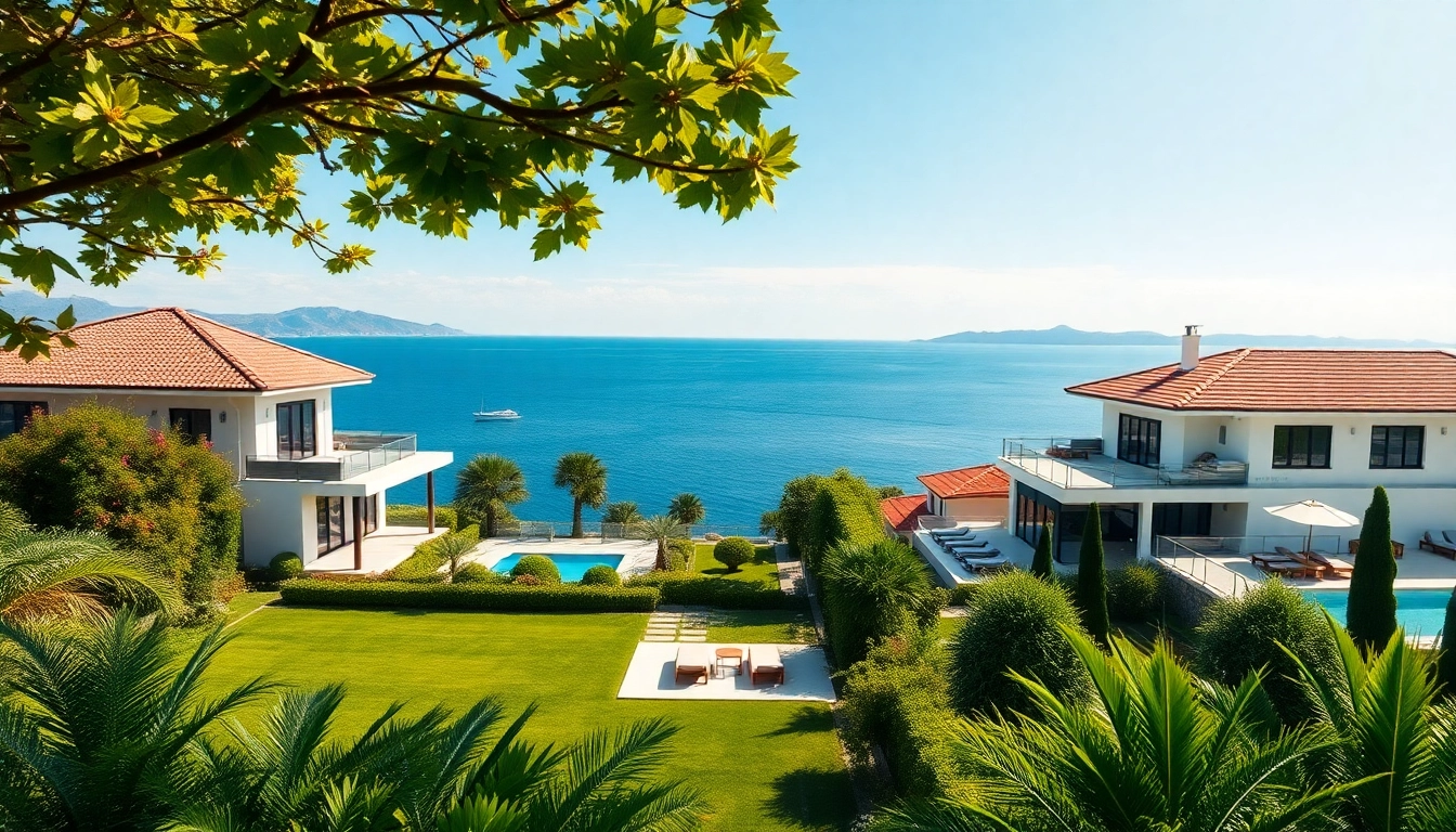 Beautiful view of alanya turkey homes for sale showcasing luxurious villas and Mediterranean landscapes.