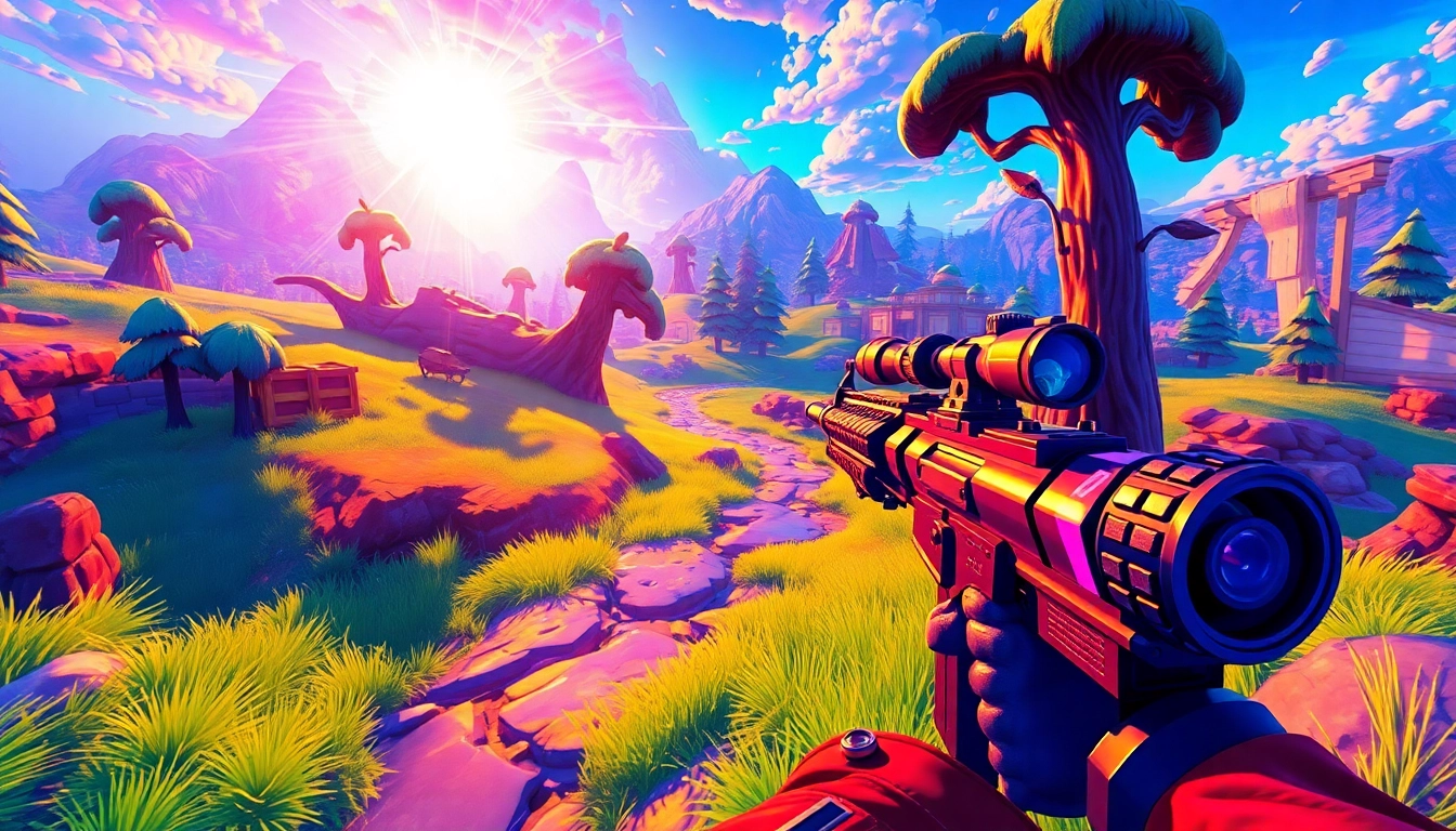 Explore the effectiveness of Best Fortnite script in action within an exciting gameplay scene.