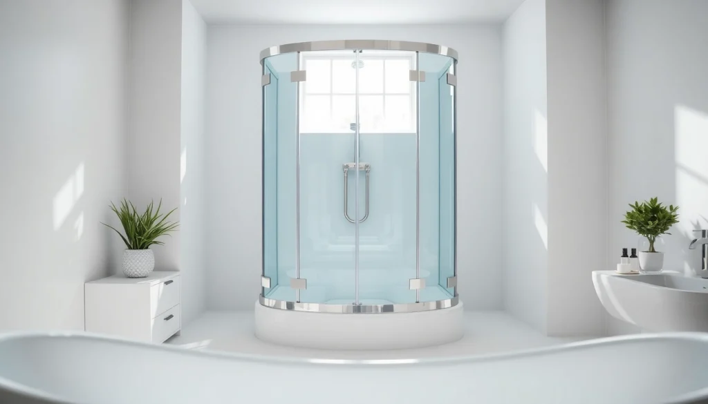 Erleben Sie die stilvolle sonni Duschkabine in einem modernen Badezimmerdesign.