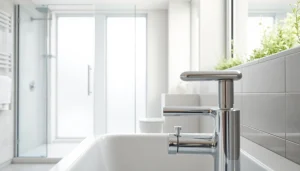 Die sonni Duschkabine in modernem Design mit eleganten Glasflächen.