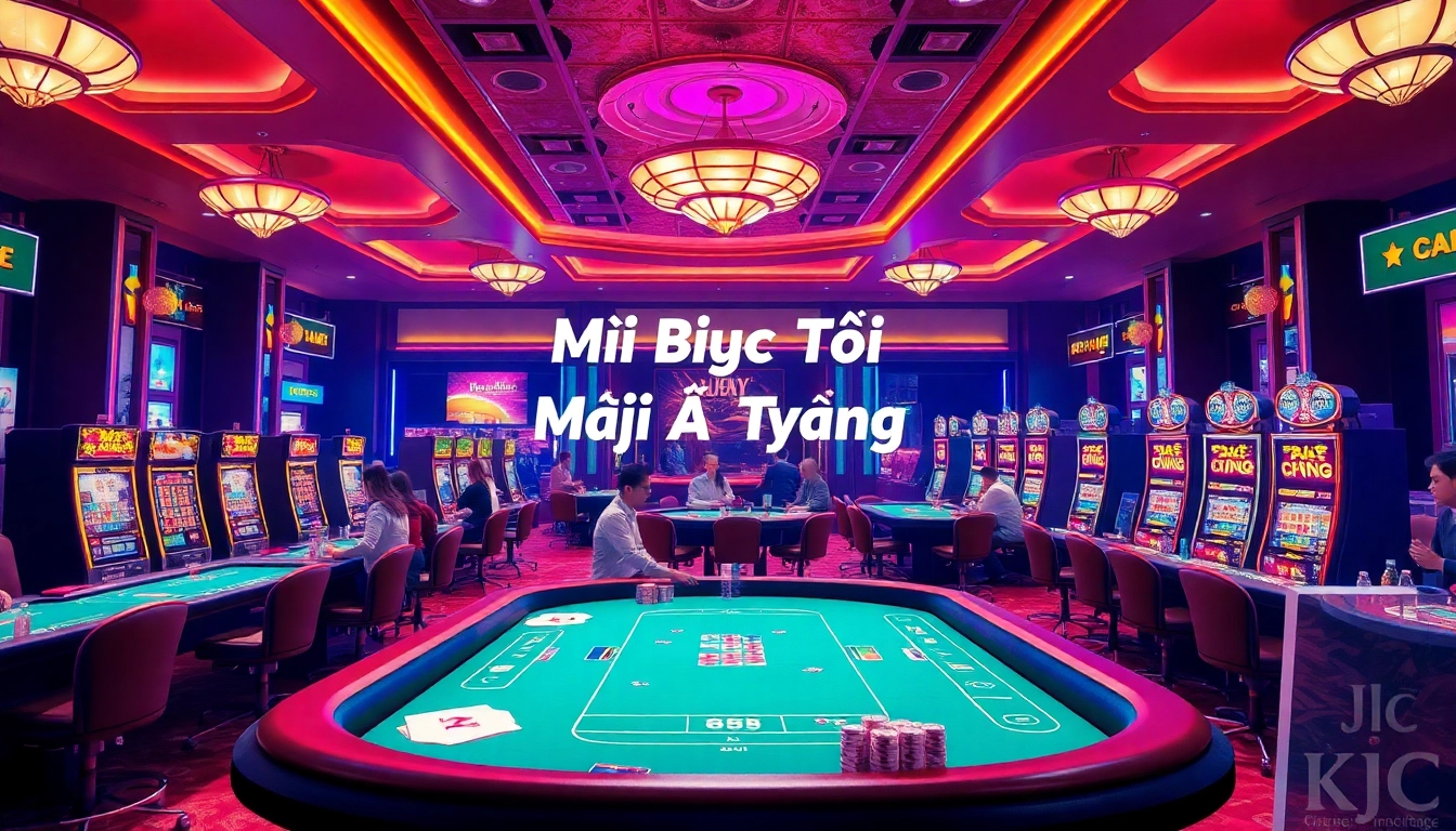 KJC AC 3 immersive casino experience with thrilling tables, dice, and slot machines.