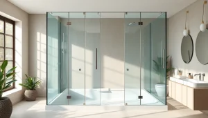 Erleben Sie die elegante sonni Duschkabine in einem modernen Badezimmer, perfekt integriert.