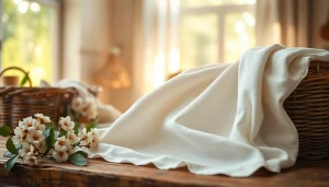 Ontdek ongebleekt katoen met natuurlijke texturen in een sfeervolle setting.