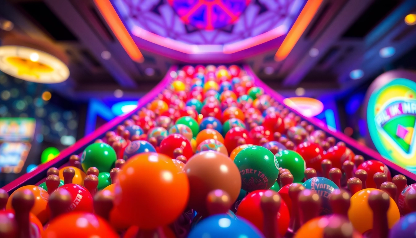 Menangkan pengalaman luar biasa dengan plink slot dan bola berwarna yang bergetar.