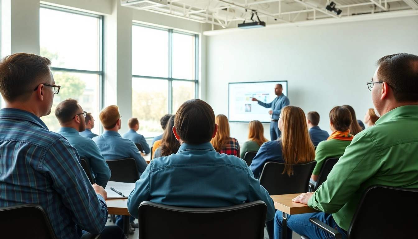 Engaged participants in OSHA training Carolinas session focused on safety practices.