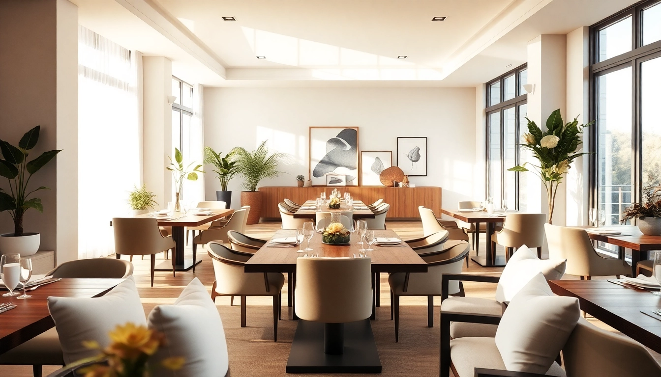 Experience Seamless Living in a harmonious dining room filled with natural light and elegant decor.